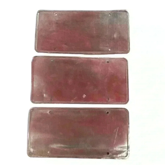 Retired Arizona License Plates Set of 3 - Picture 2 of 2